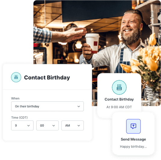 Birthday SMS Example