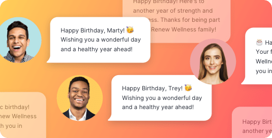 Example of HIPAA compliant birthday messages to send to patients from your practice
