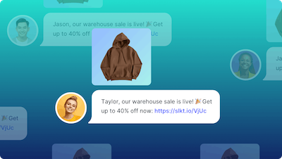 Image showing how SlickText's SMS Marketing software can send automated text messages