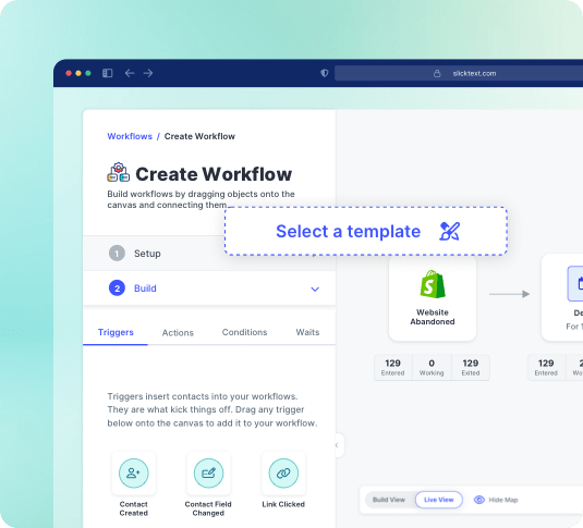 Example of Shopify workflows to automatically convert customers who visit your ecommerce store