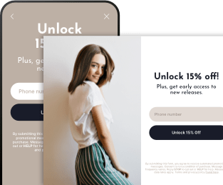 SlickText website popups to grow your Shopify store
