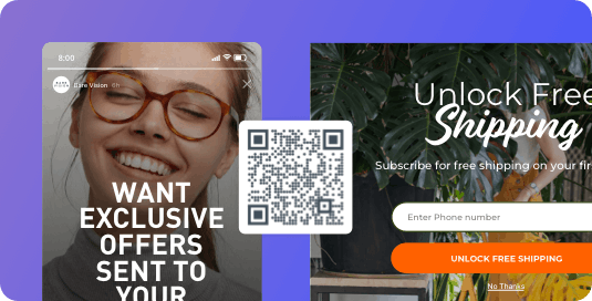 Example of SlickText marketing tools to grow your texting list