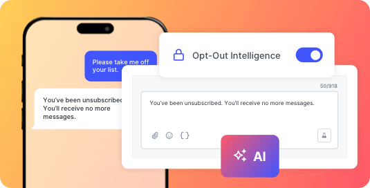 SlickText reviewers love how opt-out intelligence automatically handles unsubscribe requests
