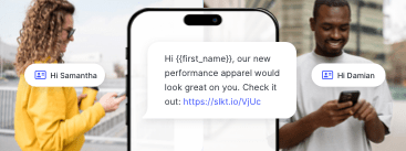 Business: Customers receiving texts sent through a business texting service
